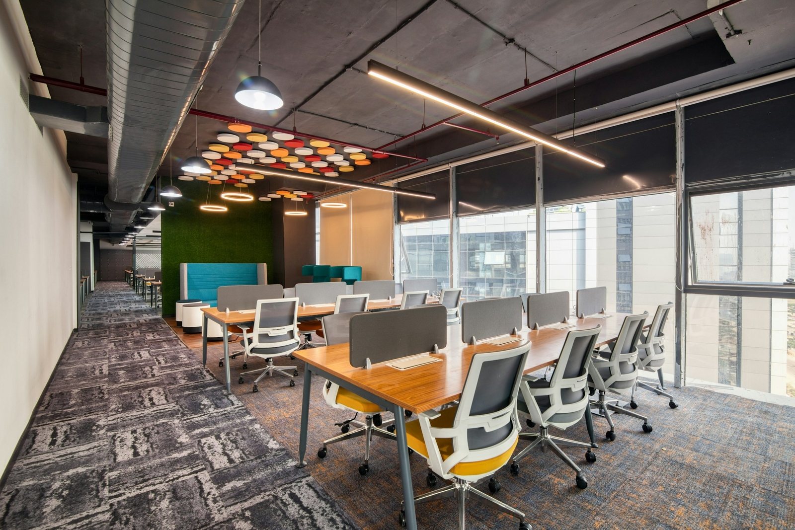 Office desks and chairs cleaned after hours