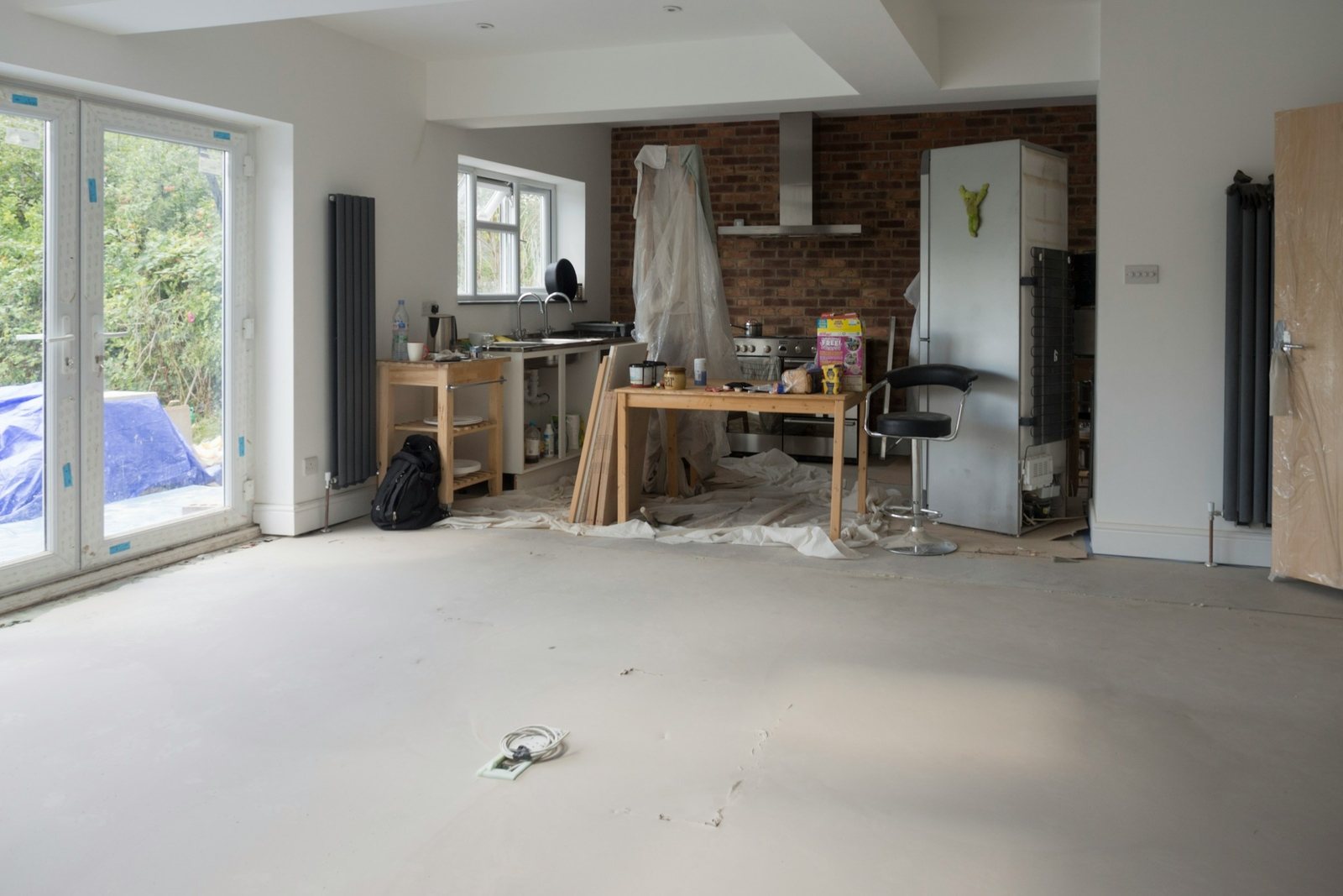 New kitchen space cleaned after fit-out